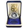 1986 Vancouver World Exposition .999 Silver Medallion in Case (No Tax) Light issues