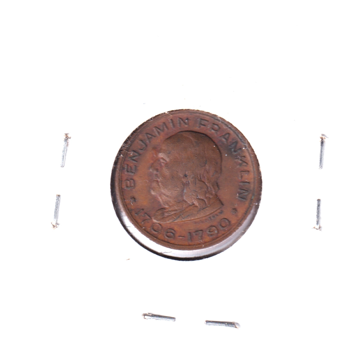 Benjamin Franklin Memorial Souvenir Token