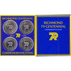 Set of 4x 1979 Richmond, BC, Centennial Trade Dollars, 4Pcs in Folder