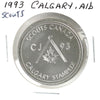 1993 Calgary Stampede Souvenir Dollar: Scouts Canada