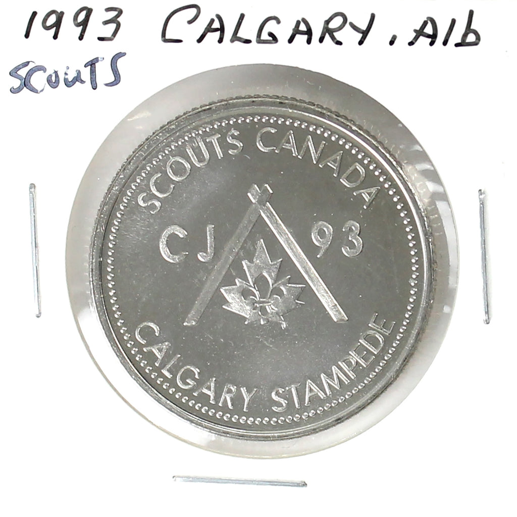 1993 Calgary Stampede Souvenir Dollar: Scouts Canada