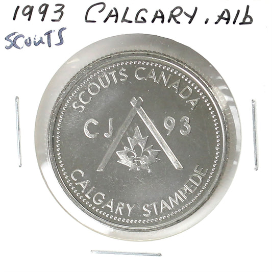 1993 Calgary Stampede Souvenir Dollar: Scouts Canada