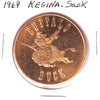 1969 Regina Buffalo Buck Trade Dollar Token