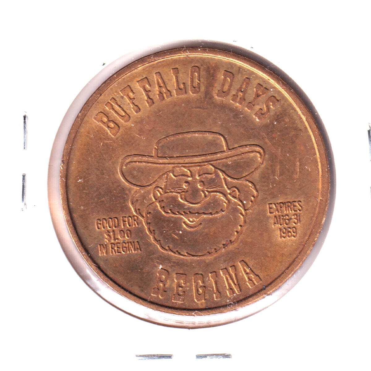 1969 Regina Buffalo Buck Trade Dollar Token
