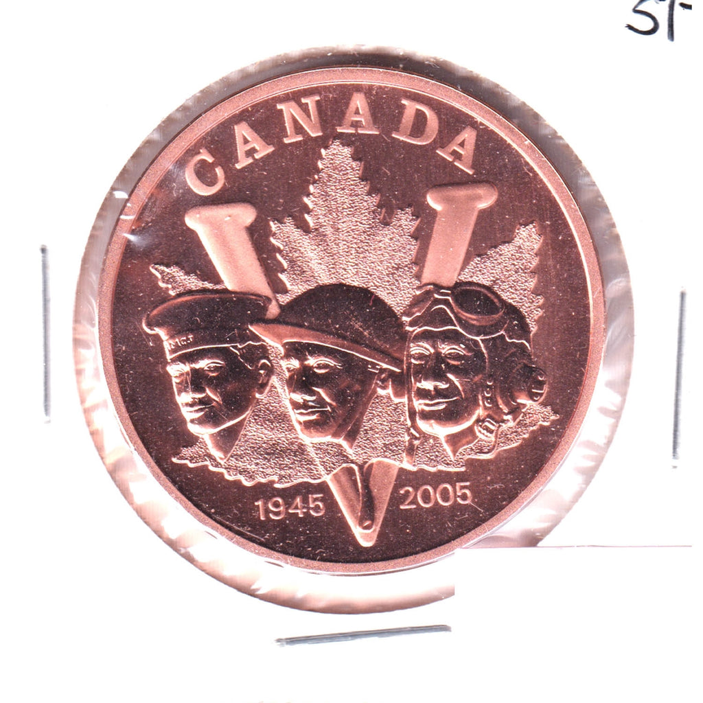 1945-2005 Canada WWII VE-Day Bronze Medallion