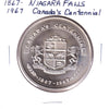 1967 Niagara Falls, Ontario, Canada's Centennial Medallion
