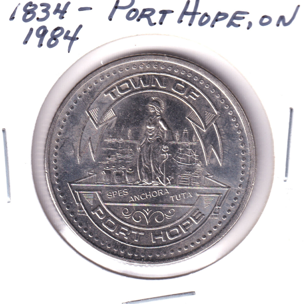 1984 Port Hope, Ontario, Sesquicentennial Trade Dollar Token
