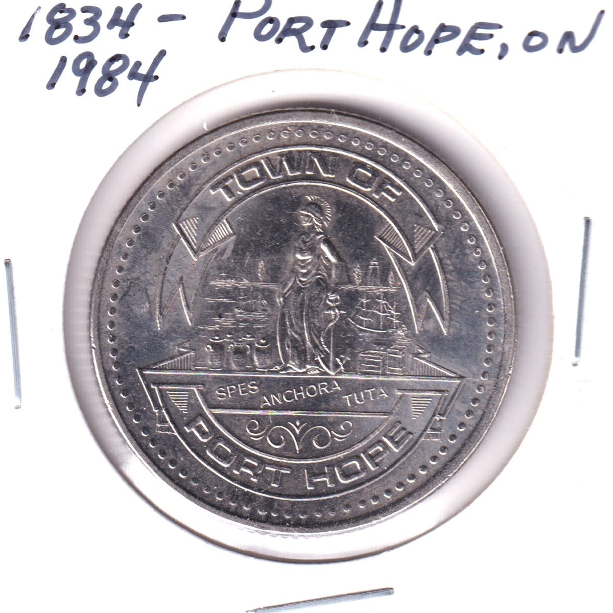 1984 Port Hope, Ontario, Sesquicentennial Trade Dollar Token