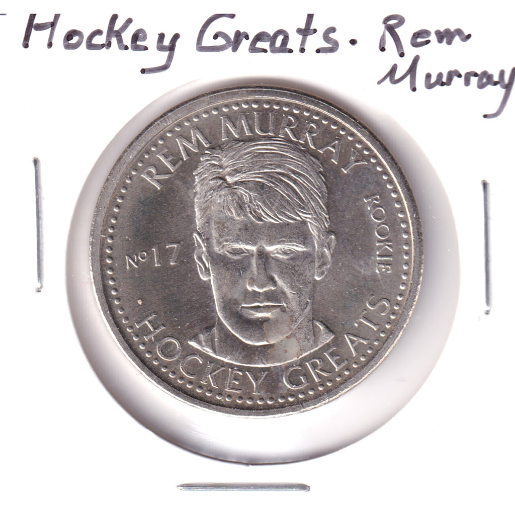 NHLPA Hockey Greats Coin Collection: Rem Murray Rookie Medallion