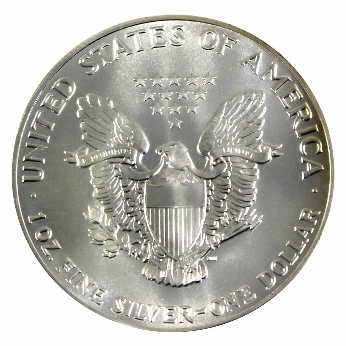 1986 US $1 American Eagle 1oz Silver (No Tax) Lightly Toned - First Year of Release!