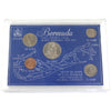 Bermuda 1970 First Decimal Issue 5-coin Set in Holder (Cent lightly toned)