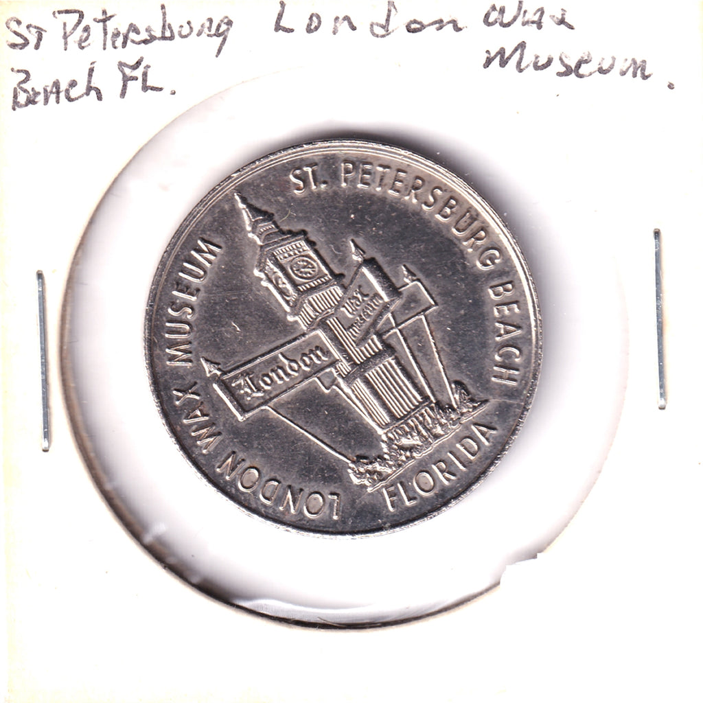 London Wax Museum, St. Petersburg Beach, Florida, Good Luck Souvenir Token