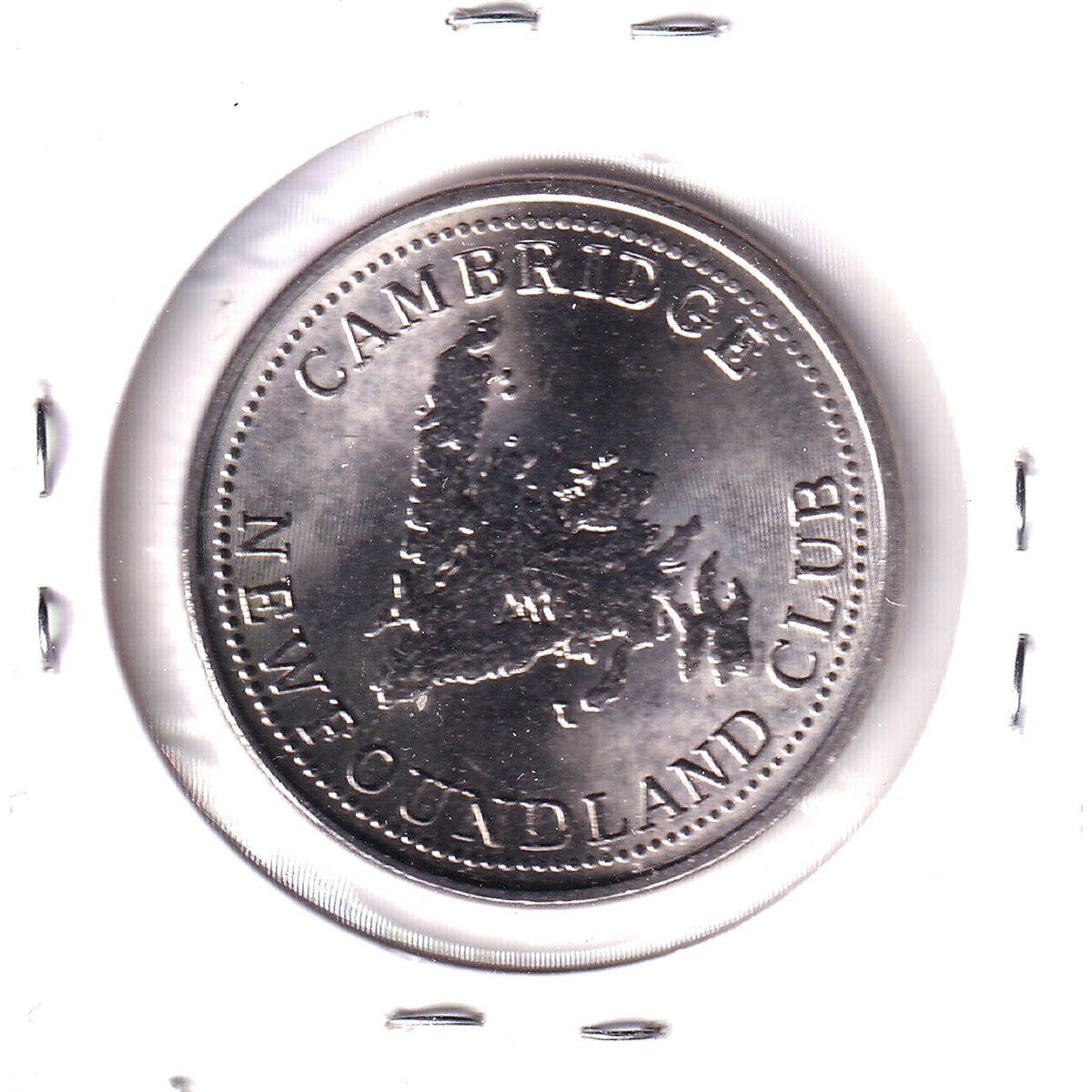 1996 Cambridge Newfoundland Club Silver Anniversary Medallion