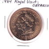 1984 Ontario The Royal Visit - Celebrating Together Bilingual Medallion