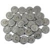Lot of 40x 1951 Canada Steel Beaver 5-cents in Average Condition, 40Pcs