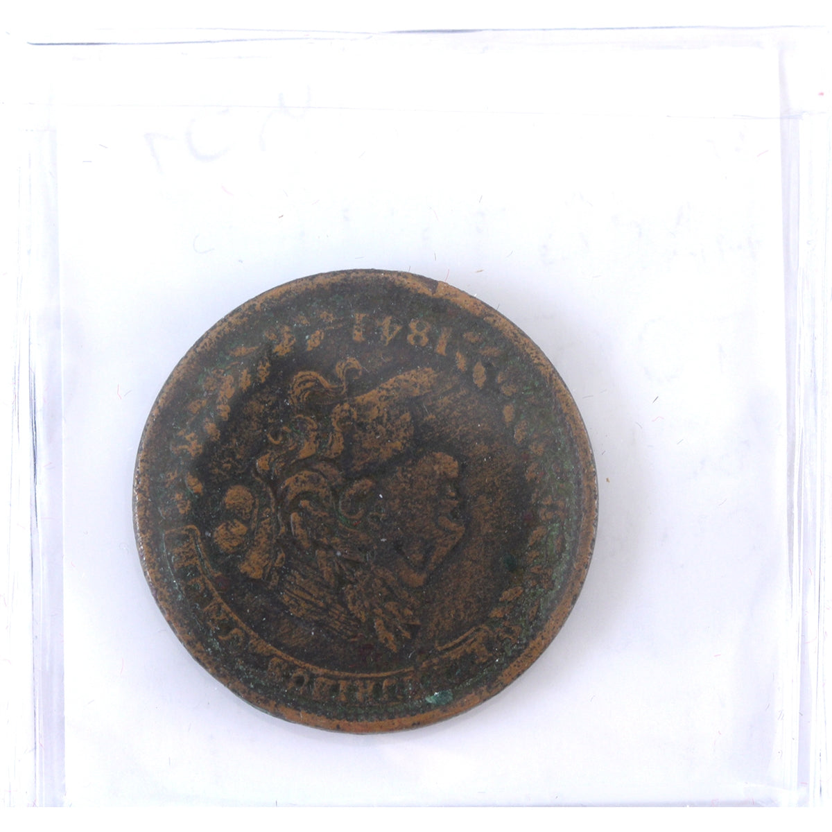 1837 USA Hard Times Token: Bentonian Currency - Mint Drop, Very Fine (VF20)