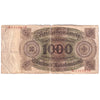 Germany 1924 1000 Reichsmark Note, Pick #179, VG (Tears)
