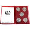 Set of 5x 1977-1981 Thunder Bay, Ontario, Tokens, 5Pcs in Canada Games Folder