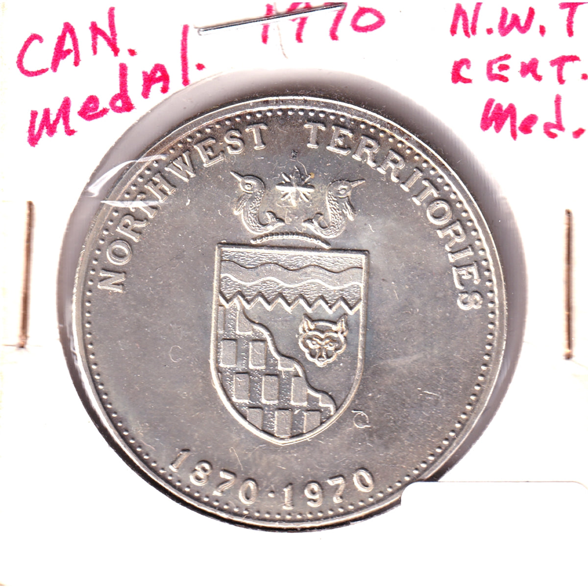 1970 Northwest Territories Centennial Medallion