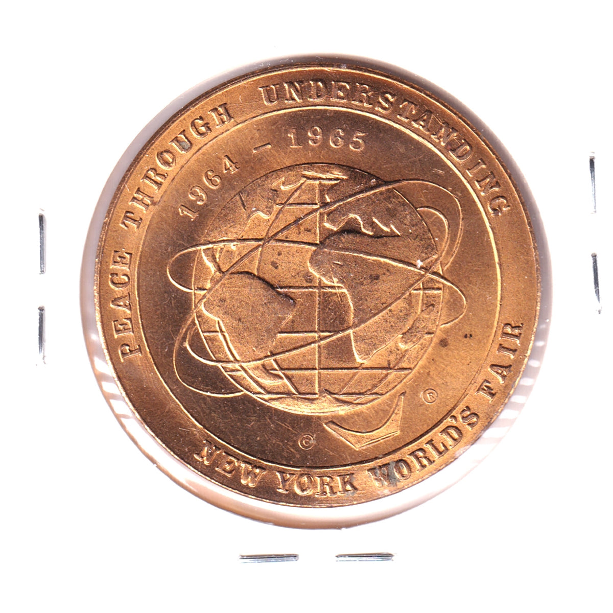 1964-1965 New York World's Fair Medalet: Peace through Understanding