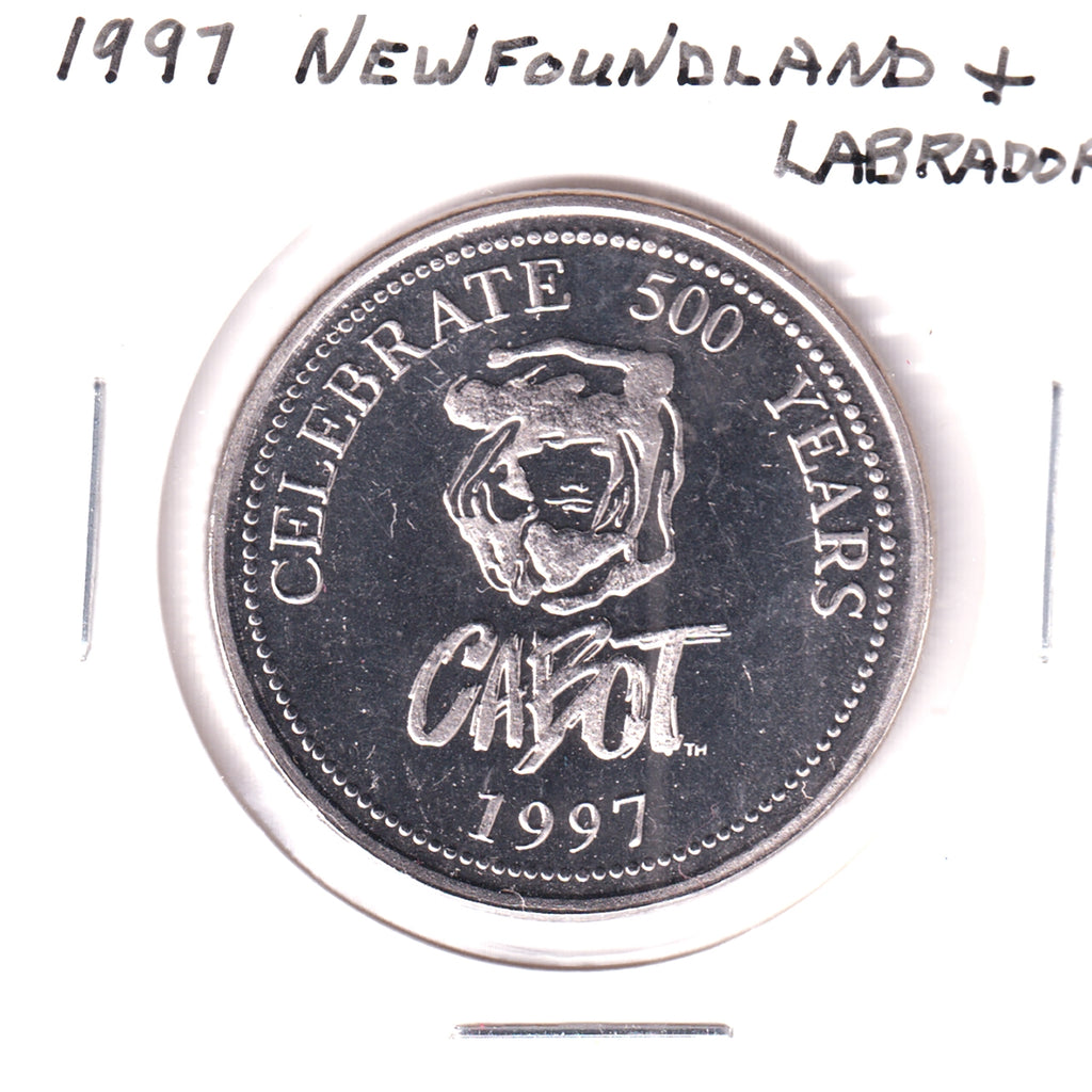 1997 Newfoundland & Labrador Medallion: Cabot - Celebrate 500 Years