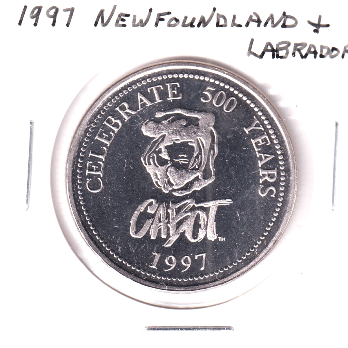 1997 Newfoundland & Labrador Medallion: Cabot - Celebrate 500 Years