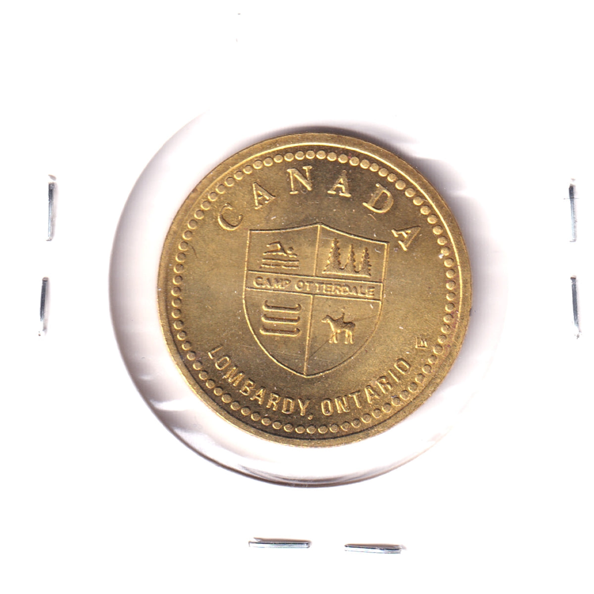 1992 Camp Otterdale, Lombardy, ON, $1 Tuck Token