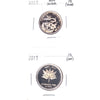 Pair of 2017 Canada 150 & Hope 50- & 25-cents Silver Proof, 2Pcs (No Tax) Impaired