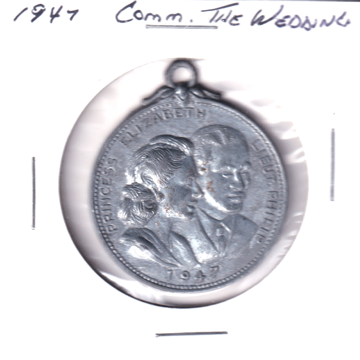 1947 Princess Elizabeth & Lieut. Philip Wedding Medal