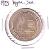 1973 Regina Buffalo Days 50-cent Trade Token: RCMP Centennial