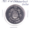 1981 Kitchener-Waterloo Oktoberfest Trade Dollar: Schwaben Klub 50 Years