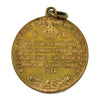 1911 Elect Cocoa King George V & Queen Mary Coronation Gilt Medallion