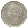 1886 Small 6 Canada 5-cents VF-EF (VF30) (Impaired)