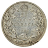 1909 Canada 25-cents Fine (F12) (Impaired)