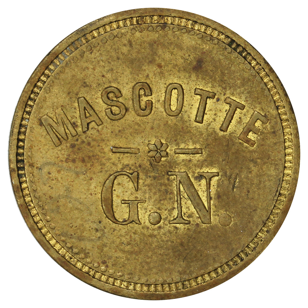 BR #627 St. Henri, QC, Mascotte G.N. 5-cent Trade Token Extra Fine (EF40)