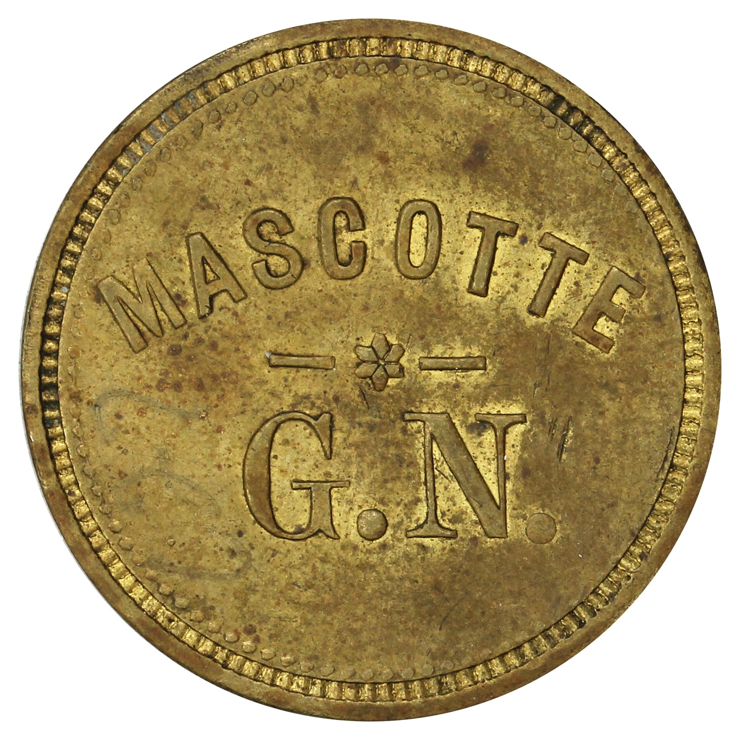 BR #627 St. Henri, QC, Mascotte G.N. 5-cent Trade Token Extra Fine (EF40)
