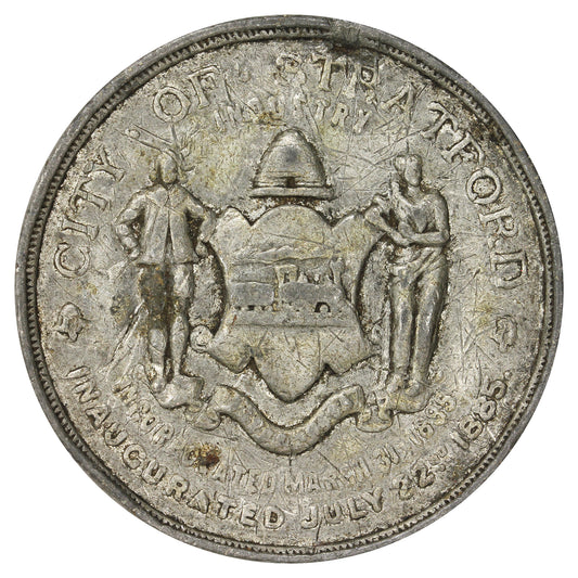 1885 Stratford, ON, Incorporation Commemorative Medal Very Fine (VF20)
