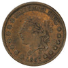 1837 USA Millions for Defence, Not One Cent for Tribute Hard Times Token VF-EF (VF30)