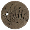 Love Token Struck on 1854 USA Seated Liberty Dime G-VG (G6) (Hole)