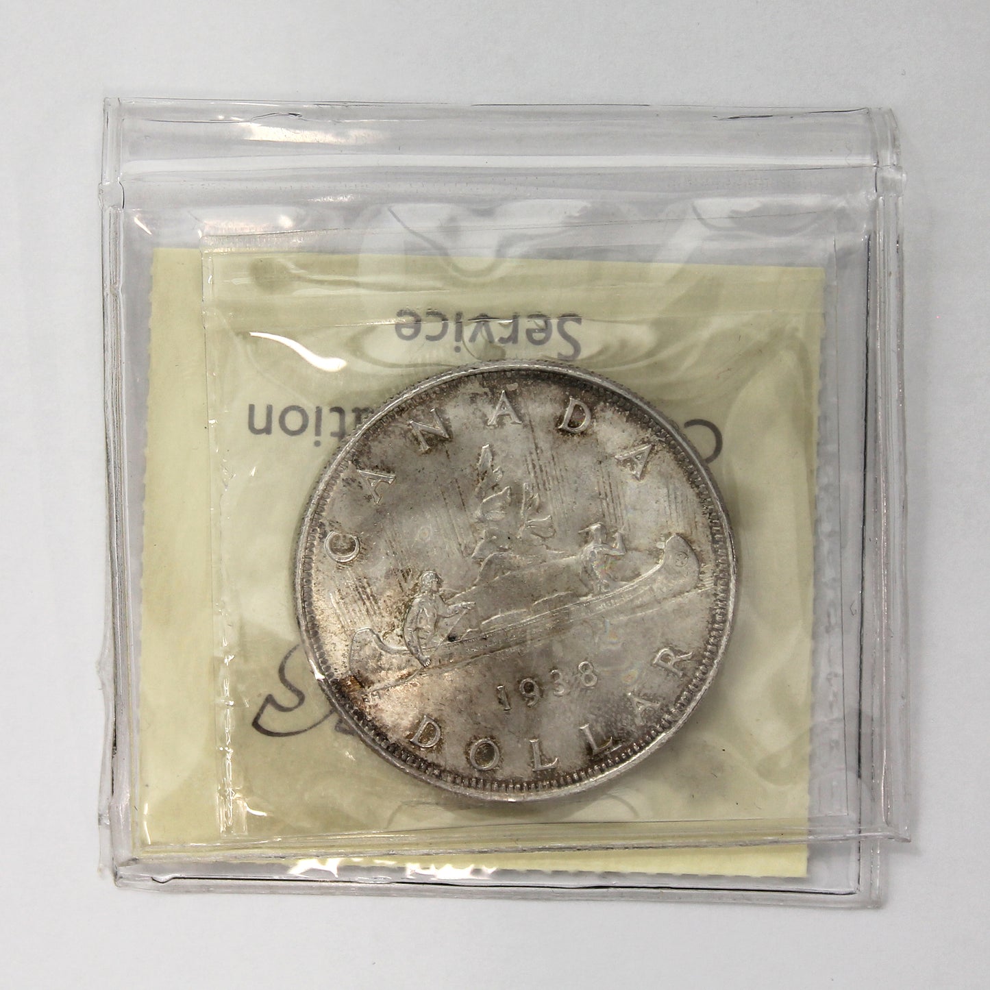 1938 Canada Dollar ICCS Certified MS63 (Toned)