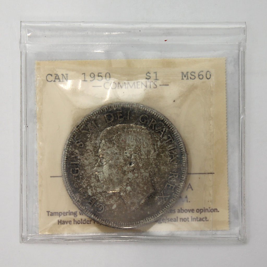1950 SWL Canada Dollar ICCS Certified MS60 (Toned)