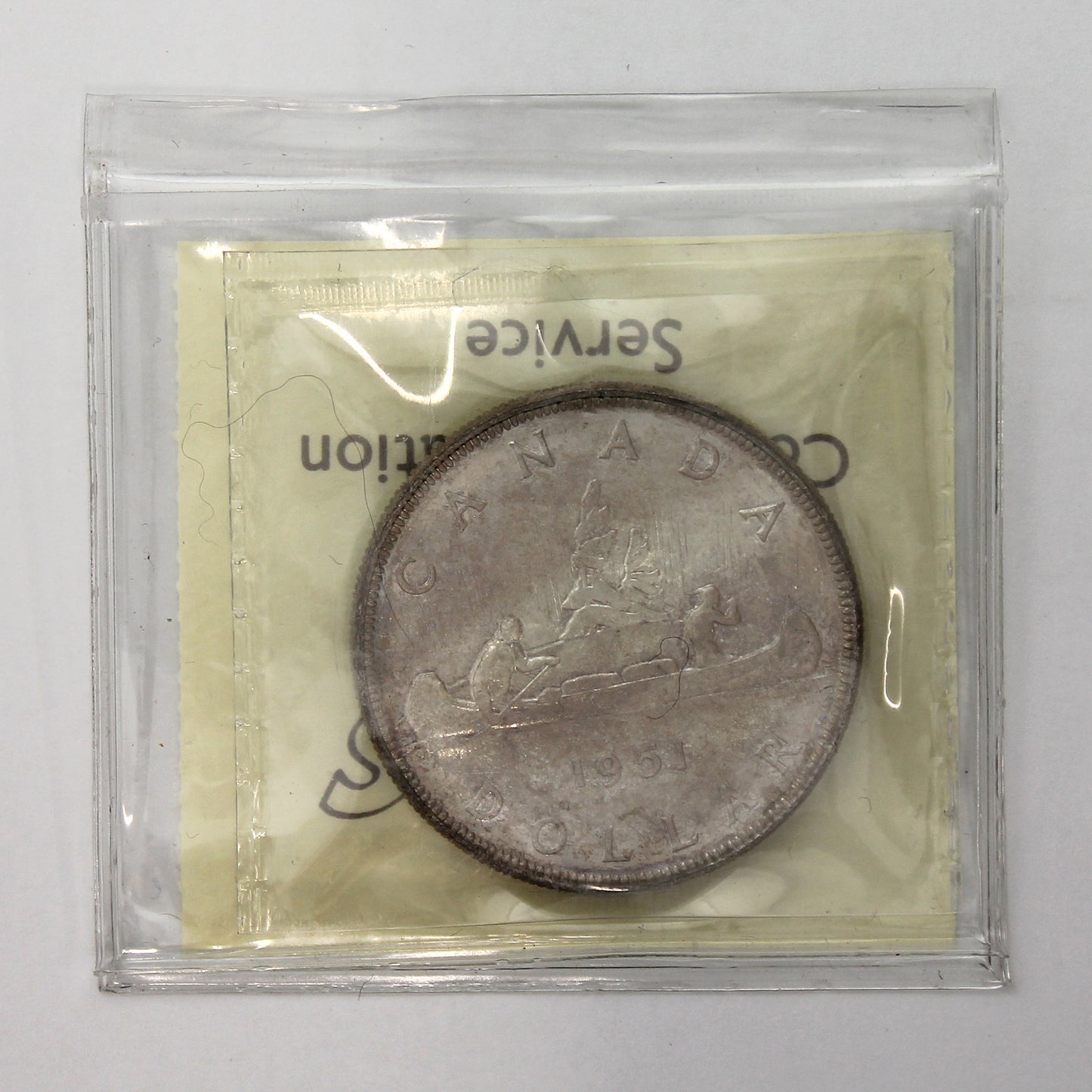 1951 Canada Dollar ICCS Certified MS64 (Toned)