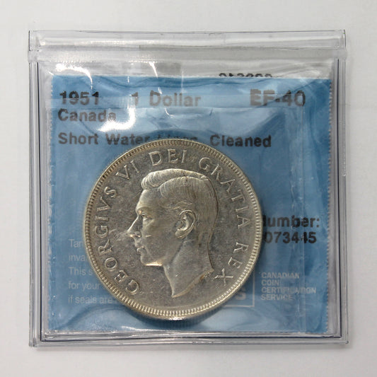 1951 SWL Canada Dollar ICCS Certified EF40 (Cleaned)