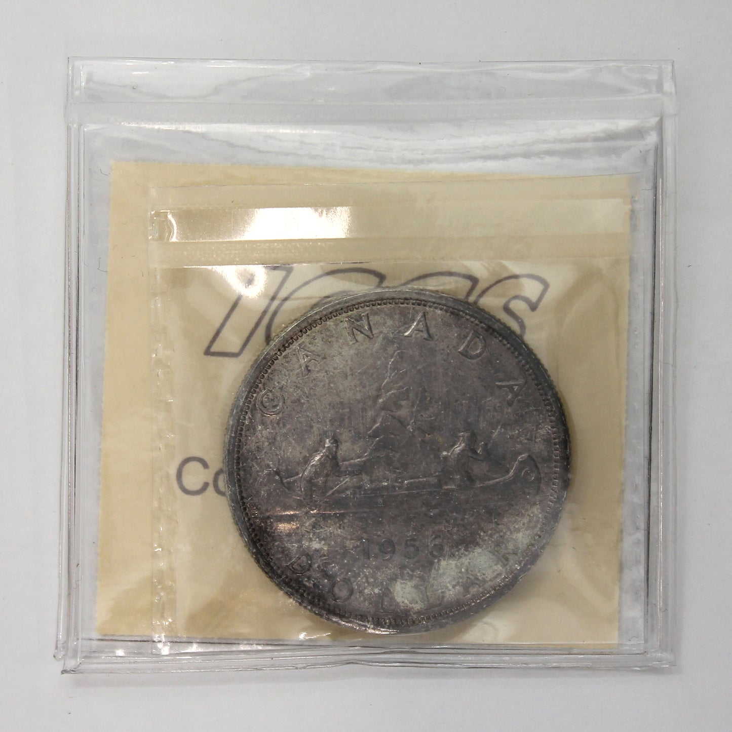 1956 Canada Dollar ICCS Certified MS64 (Toned)
