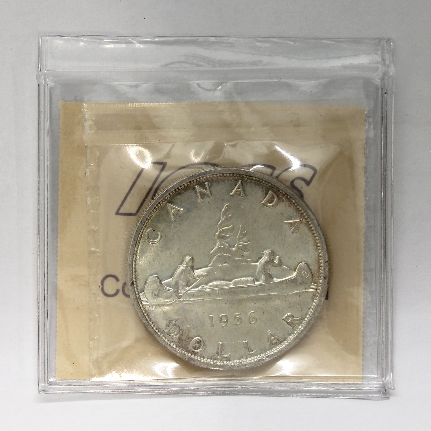 1956 Canada Dollar ICCS Certified MS63 (Lightly Toned)