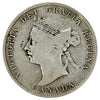 1887 Canada 25-cents VG-F (VG10) (Impaired)