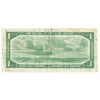 BC-37a 1954 Canada $1 Beattie-Coyne, Neat Number CN9999595, VF-EF