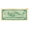 BC-37bA 1954 Canada $1 Beattie-Rasminsky, *H/Y, VF-EF (stain)