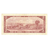 BC-38b 1954 Canada $2 Beattie-Rasminsky, Neat Number TU4444446, VF