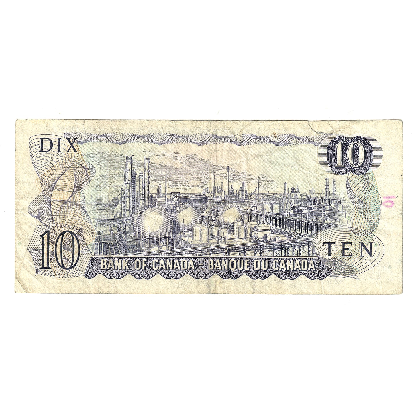 BC-49cA 1971 Canada $10 Lawson-Bouey, *VL, F-VF (damaged)